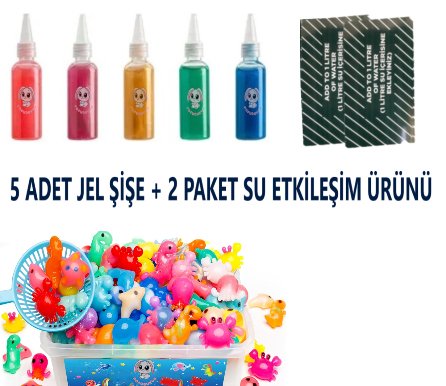 5 şişe yedek jel (Kalıp içermez)